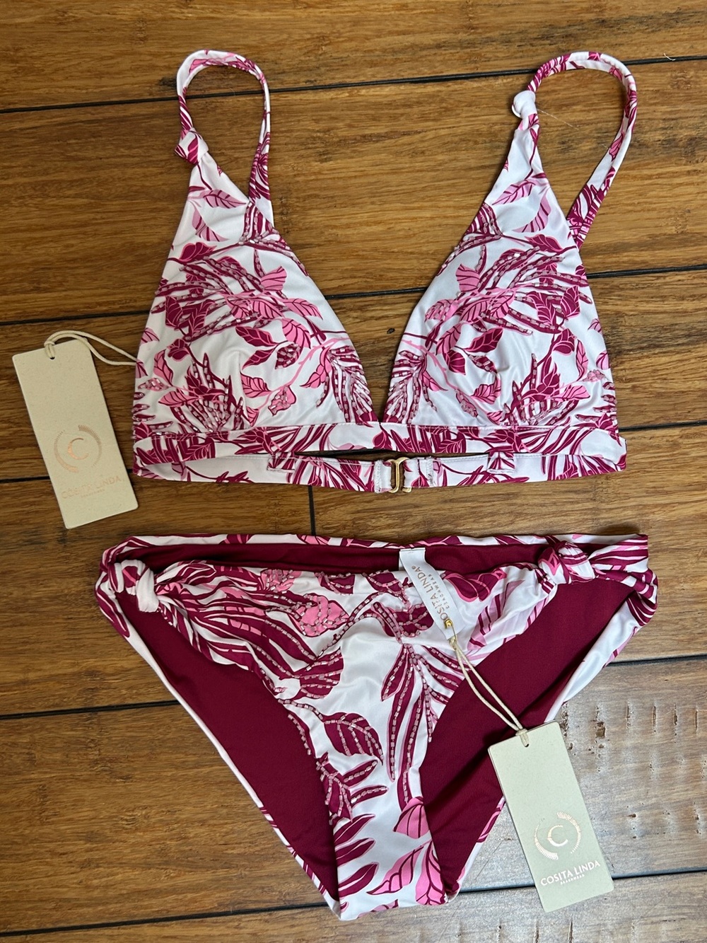 Cosita Linda 2 pc beaded. bikini. NWT